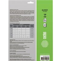 Пленка для ламинирования CACTUS глянцевая A4, 125 мкм, 25 л - Превью изображения №2 — Интернет-магазин Time-Shop