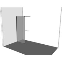 Душевая стенка Allen Brau Infinity 1 3.21027.BBA 323819 (черный браш) - Превью изображения №5 — Интернет-магазин Time-Shop