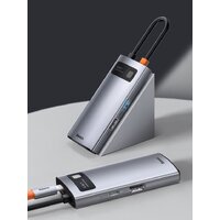 Док-станция Baseus Metal Gleam Series 4 in 1 Multifunctional Type-C CAHUB-CY0G - Превью изображения №11 — Интернет-магазин Time-Shop