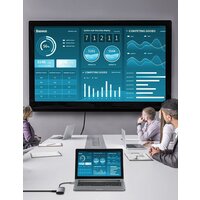 Док-станция Baseus Metal Gleam Series 4 in 1 Multifunctional Type-C CAHUB-CY0G - Превью изображения №12 — Интернет-магазин Time-Shop