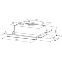 Кухонная вытяжка Krona Kamilla T 500 Black (черный) - Превью изображения №10 — Интернет-магазин Time-Shop