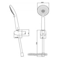 Душевая лейка Bravat D2113CP-ENG - Превью изображения №2 — Интернет-магазин Time-Shop