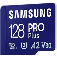 Карта памяти Samsung PRO Plus microSDXC 128GB MB-MD128SA/EU (с адаптером) - Превью изображения №2 — Интернет-магазин Time-Shop