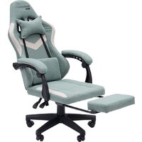 Игровое (геймерское) кресло CHAIRMAN CH26 (ткань, зеленый/бежевый) - Превью изображения №2 — Интернет-магазин Time-Shop