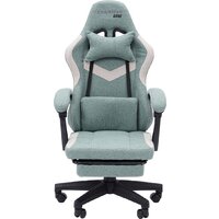 Игровое (геймерское) кресло CHAIRMAN CH26 (ткань, зеленый/бежевый) - Превью изображения №3 — Интернет-магазин Time-Shop