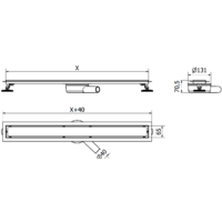 Корпус для трапа Mexen Flat 360 Black 1740090 - Превью изображения №4 — Интернет-магазин Time-Shop