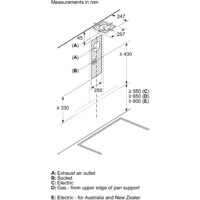 Кухонная вытяжка Bosch Serie 2 DWB96BC60 - Превью изображения №9 — Интернет-магазин Time-Shop