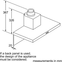 Кухонная вытяжка Bosch Serie 2 DWB96BC60 - Превью изображения №7 — Интернет-магазин Time-Shop