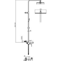 Душевая система  Maxonor Pure Life PL2490 - Превью изображения №2 — Интернет-магазин Time-Shop