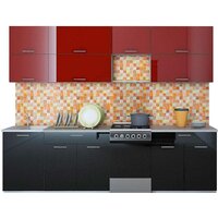 Интерлиния Мила Gloss 50-26 (бордовый/черный)