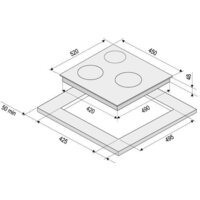 Варочная панель Krona Corso 45 BL - Превью изображения №3 — Интернет-магазин Time-Shop
