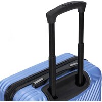 Чемодан-спиннер Torber T1919S 55 см (синий) - Превью изображения №5 — Интернет-магазин Time-Shop