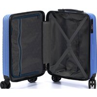 Чемодан-спиннер Torber T1919S 55 см (синий) - Превью изображения №3 — Интернет-магазин Time-Shop