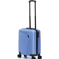 Чемодан-спиннер Torber T1919S 55 см (синий) - Превью изображения №2 — Интернет-магазин Time-Shop