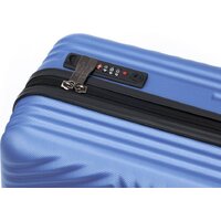 Чемодан-спиннер Torber T1919S 55 см (синий) - Превью изображения №7 — Интернет-магазин Time-Shop