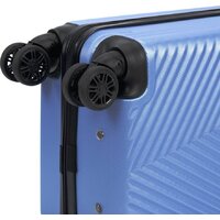 Чемодан-спиннер Torber T1919S 55 см (синий) - Превью изображения №8 — Интернет-магазин Time-Shop