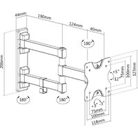 Кронштейн для телевизора Ultramounts UM894 (черный) - Превью изображения №12 — Интернет-магазин Time-Shop