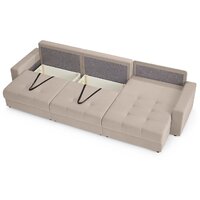 Угловой диван Mio Tesoro Манчестер 292 1.5ек-1.5ек-1.5пф (1101 бежевый) - Превью изображения №8 — Интернет-магазин Time-Shop