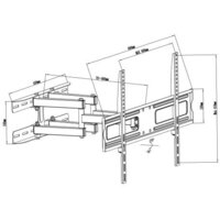 Кронштейн для телевизора Maclean MC-762 (черный) - Превью изображения №2 — Интернет-магазин Time-Shop