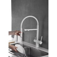 Смеситель Rose R958C (белый) - Превью изображения №7 — Интернет-магазин Time-Shop