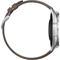 Умные часы Huawei Watch GT 6 46 мм (серебристый, с коричневым кожаным ремешком, международная версия) - Превью изображения №6 — Интернет-магазин Time-Shop