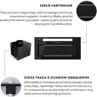 Кухонная вытяжка Globalo Silentio 60.2 Black + Turbina TW 1.2 - Превью изображения №4 — Интернет-магазин Time-Shop