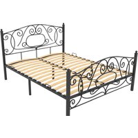 Князев Мебель Виктория 180x200 ВЯ.180.200.Ч (черный муар)