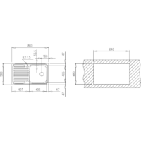 Кухонная мойка TEKA Classico 1C 1E MTX [10119057] - Превью изображения №3 — Интернет-магазин Time-Shop