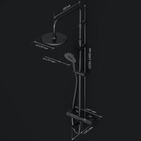 Душевая система  AM.PM X-Joy F0785A522 - Превью изображения №11 — Интернет-магазин Time-Shop