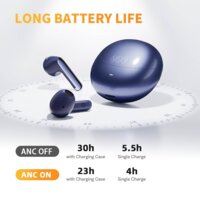 Наушники QCY AilyBuds Pro (темно-синий) - Превью изображения №4 — Интернет-магазин Time-Shop