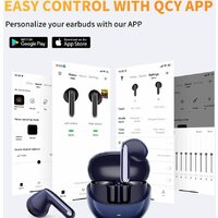 Наушники QCY AilyBuds Pro (темно-синий) - Превью изображения №6 — Интернет-магазин Time-Shop