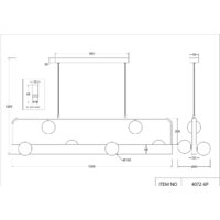 Подвесная люстра Favourite 4072-6P - Превью изображения №6 — Интернет-магазин Time-Shop