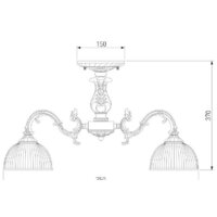 Подвесная люстра Евросвет 60106/8 (Античная бронза) - Превью изображения №4 — Интернет-магазин Time-Shop
