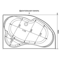 Ванна Aquanet Capri 170x110 R - Превью изображения №5 — Интернет-магазин Time-Shop