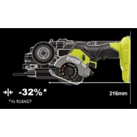 Дисковая (циркулярная) пила Ryobi RCT18C-0 5133004953 (без АКБ) - Превью изображения №4 — Интернет-магазин Time-Shop