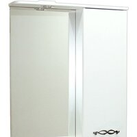 СанитаМебель Шкаф с зеркалом Джаст 12.650 (правый)