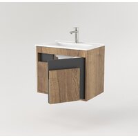  Дабер Тумба под умывальник 016 60 Т16.6.0.22 (дуб галифакс/серый) - Превью изображения №3 — Интернет-магазин Time-Shop