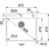 Кухонная мойка Franke Box BXX 210-54 TL 127.0369.295 - Превью изображения №2 — Интернет-магазин Time-Shop