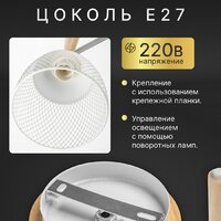 Люстра средней высоты Sundays Home R-25 6211 - Превью изображения №3 — Интернет-магазин Time-Shop