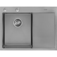 Кухонная мойка ARFEKA ECO AR 650*500 L SATIN - Превью изображения №2 — Интернет-магазин Time-Shop