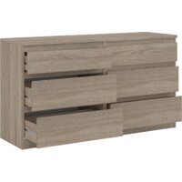 Комод Mio Tesoro Кастор 6 ящиков 2.03.02.080.3 (дуб сонома) - Превью изображения №3 — Интернет-магазин Time-Shop