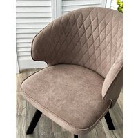 Стул с подлокотниками M-City Skat 670M05340 (B5 капучино/черный) - Превью изображения №3 — Интернет-магазин Time-Shop