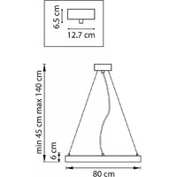 Подвесная люстра Lightstar Saturno 748033 - Превью изображения №4 — Интернет-магазин Time-Shop