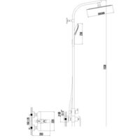 Душевая система  Lemark Melange [LM4962CW] - Превью изображения №2 — Интернет-магазин Time-Shop