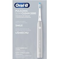 Электрическая зубная щетка Oral-B Pulsonic Slim Clean 2000 (серый) - Превью изображения №3 — Интернет-магазин Time-Shop