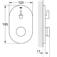 Смеситель без скрытого механизма Grohe Eurosmart Cosmopolitan T [36321000] - Превью изображения №2 — Интернет-магазин Time-Shop