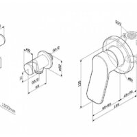 Гигиенический душ AM.PM X-Joy F40H85A22 - Превью изображения №9 — Интернет-магазин Time-Shop