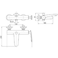Смеситель Slezak RAV Тигрис TG154.5 - Превью изображения №2 — Интернет-магазин Time-Shop