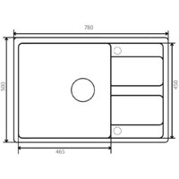 Кухонная мойка ZorG Apollo 78 (песчаный берег) - Превью изображения №2 — Интернет-магазин Time-Shop
