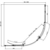 Душевой уголок Ambassador Kingston 14011105 100х100 - Превью изображения №9 — Интернет-магазин Time-Shop